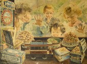 Vincente Bocchino(XIX-XX)litho