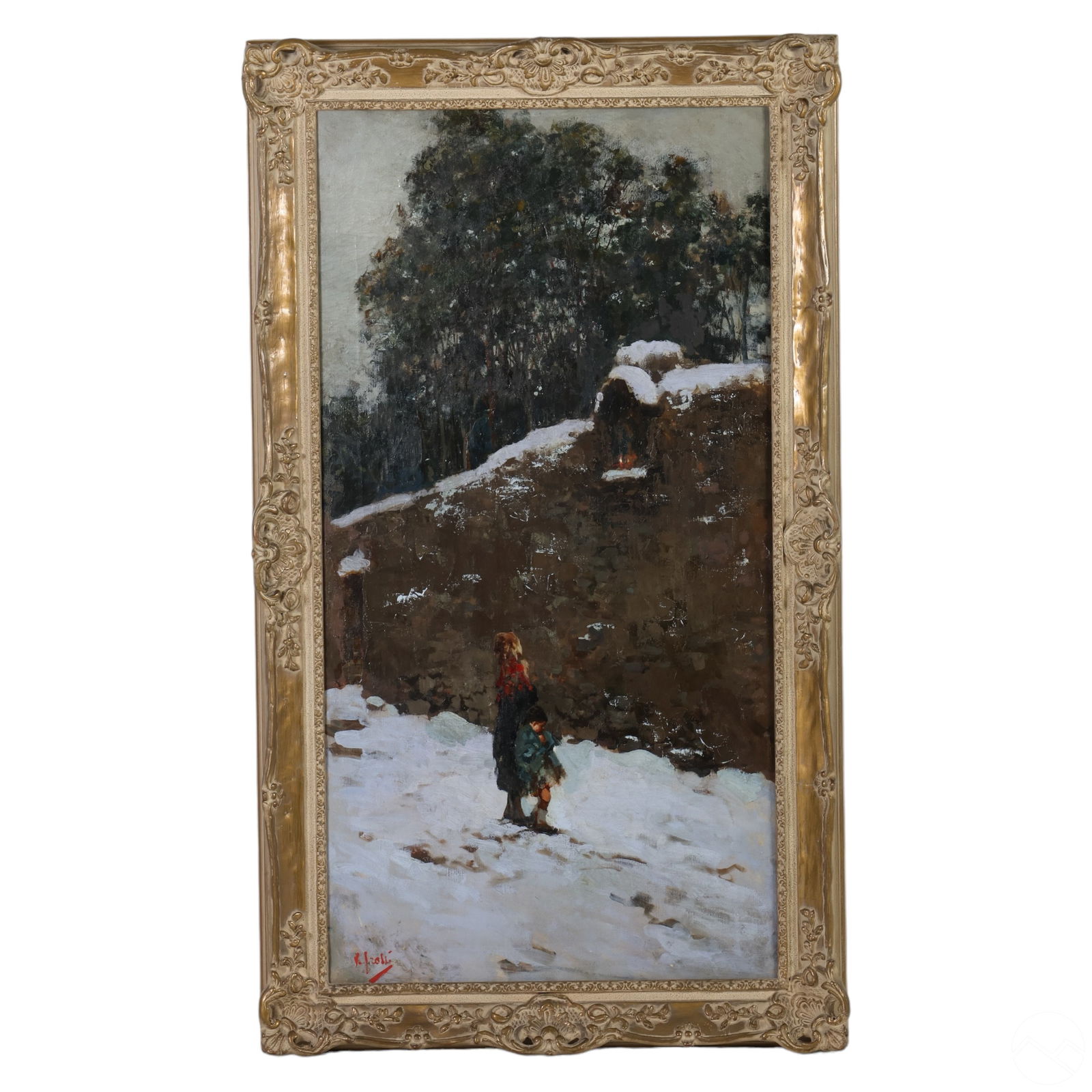 VINCENZO IROLLI 1860-1949 LANDSCAPE