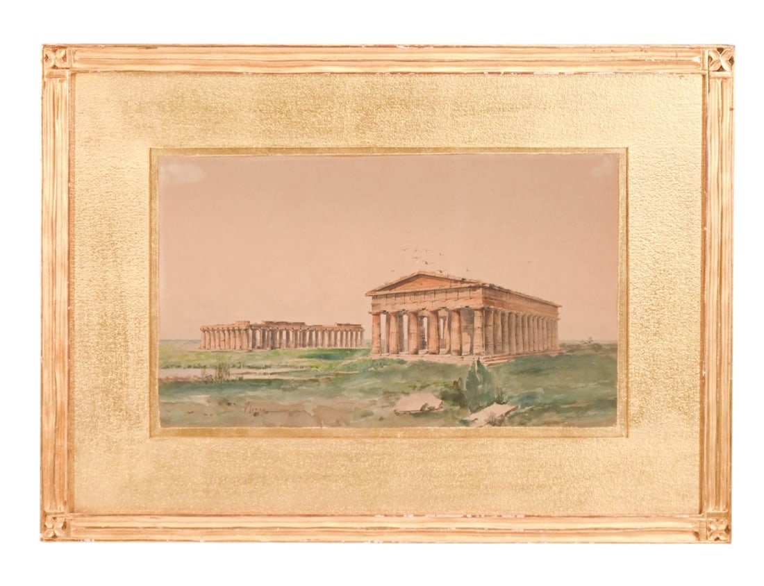 VINCENZO LORIA SIGNED WATER COLOR