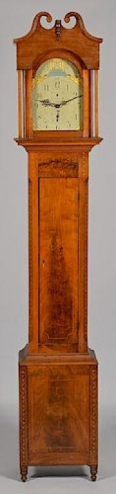 VINE INLAY TALL CASE WALNUT CL