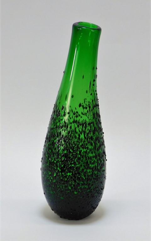 VINT. STUDIO ART GLASS STIPPLE DRIP