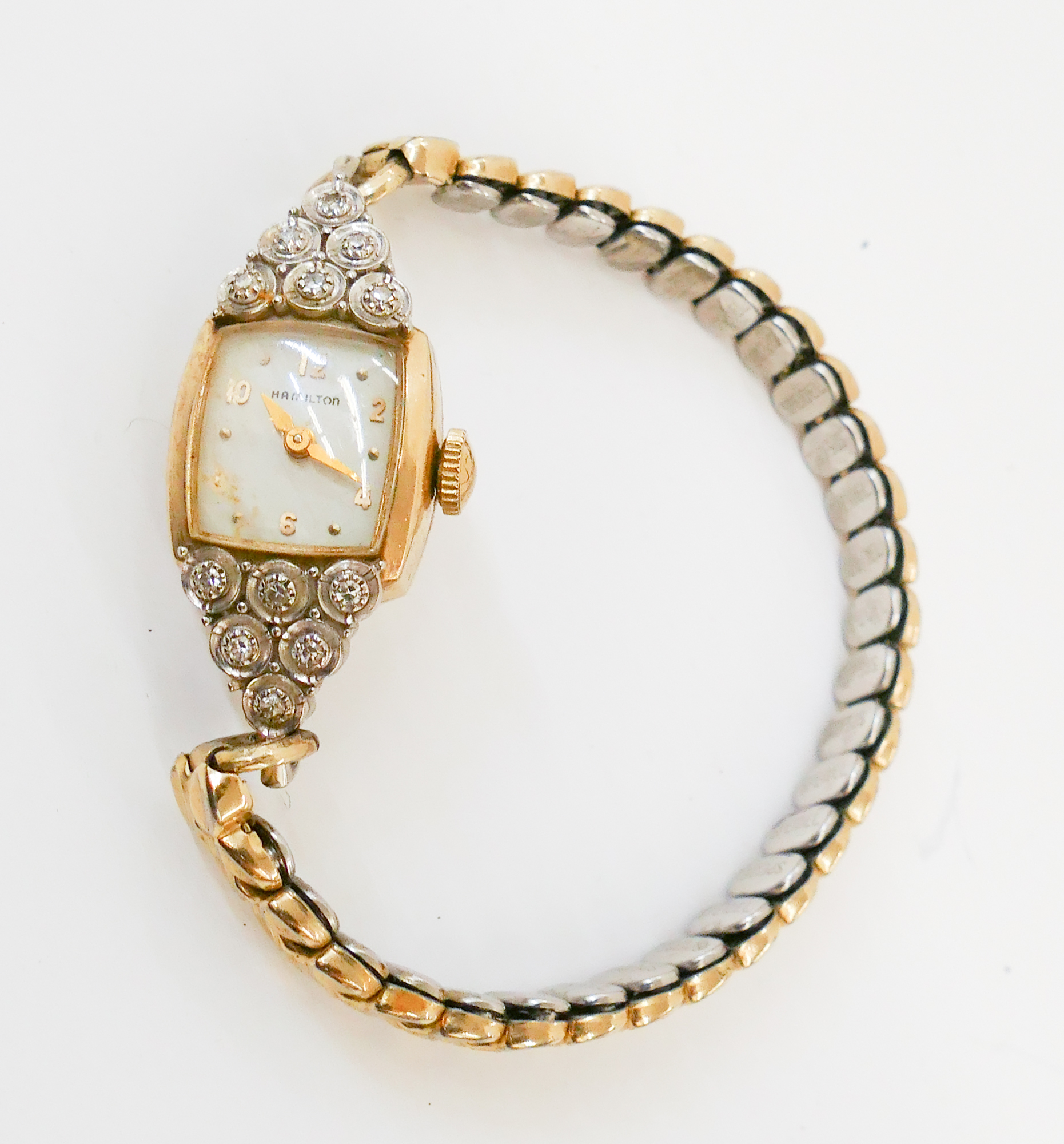 Vintage 10K Diamond Hamilton