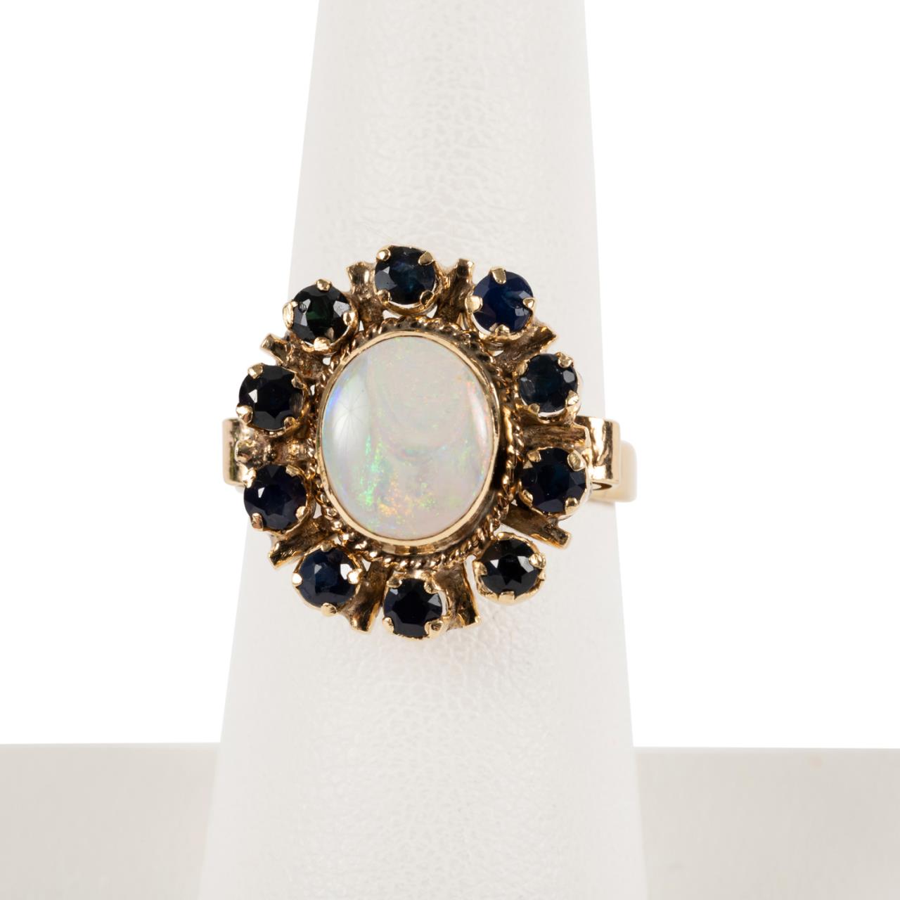 VINTAGE 12K YG, OPAL, AND