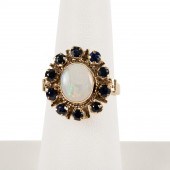 VINTAGE 12K YG, OPAL, AND SAPP