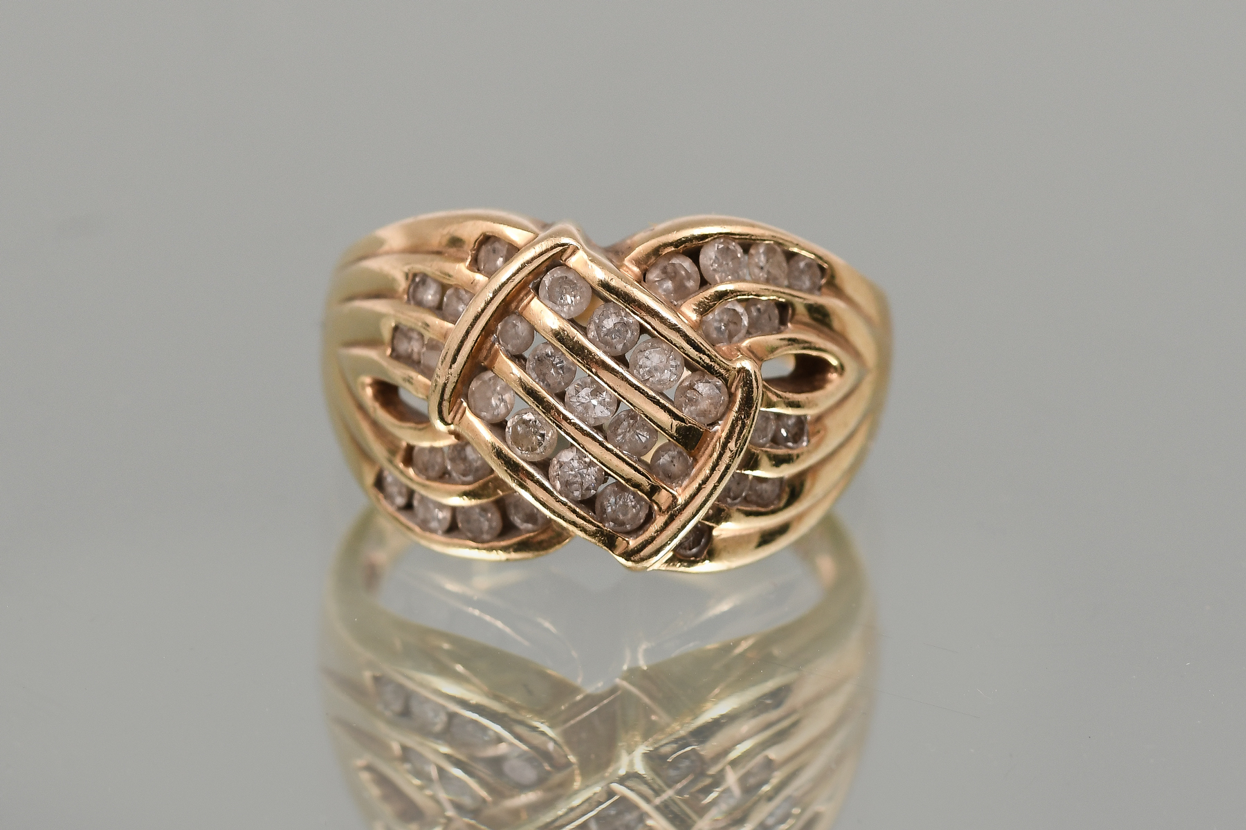 VINTAGE 14K 1.00 CTW DIAMOND