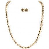 VINTAGE 14K GOLD BEADED JEWLER
