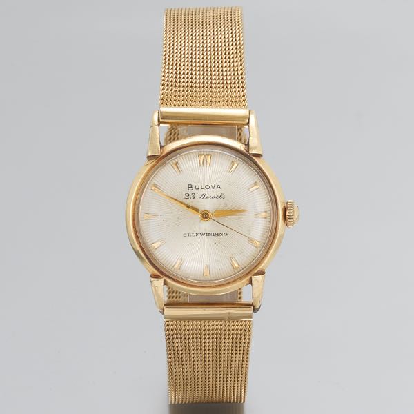 VINTAGE 14K GOLD BULOVA AUTOMATIC