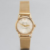 VINTAGE 14K GOLD BULOVA AUTOMA