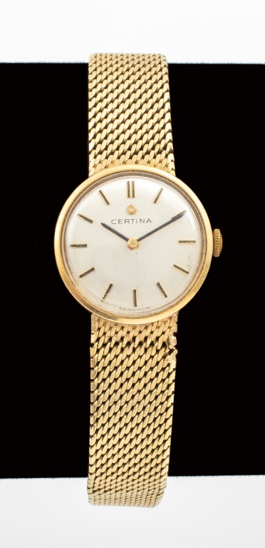 VINTAGE 14K GOLD CERTINA SWISS