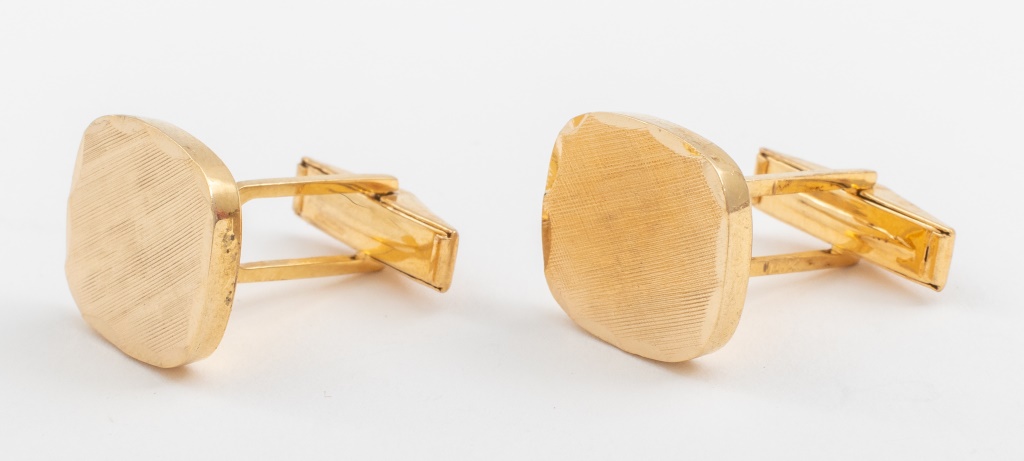 VINTAGE 14K GOLD CUFFLINKS W