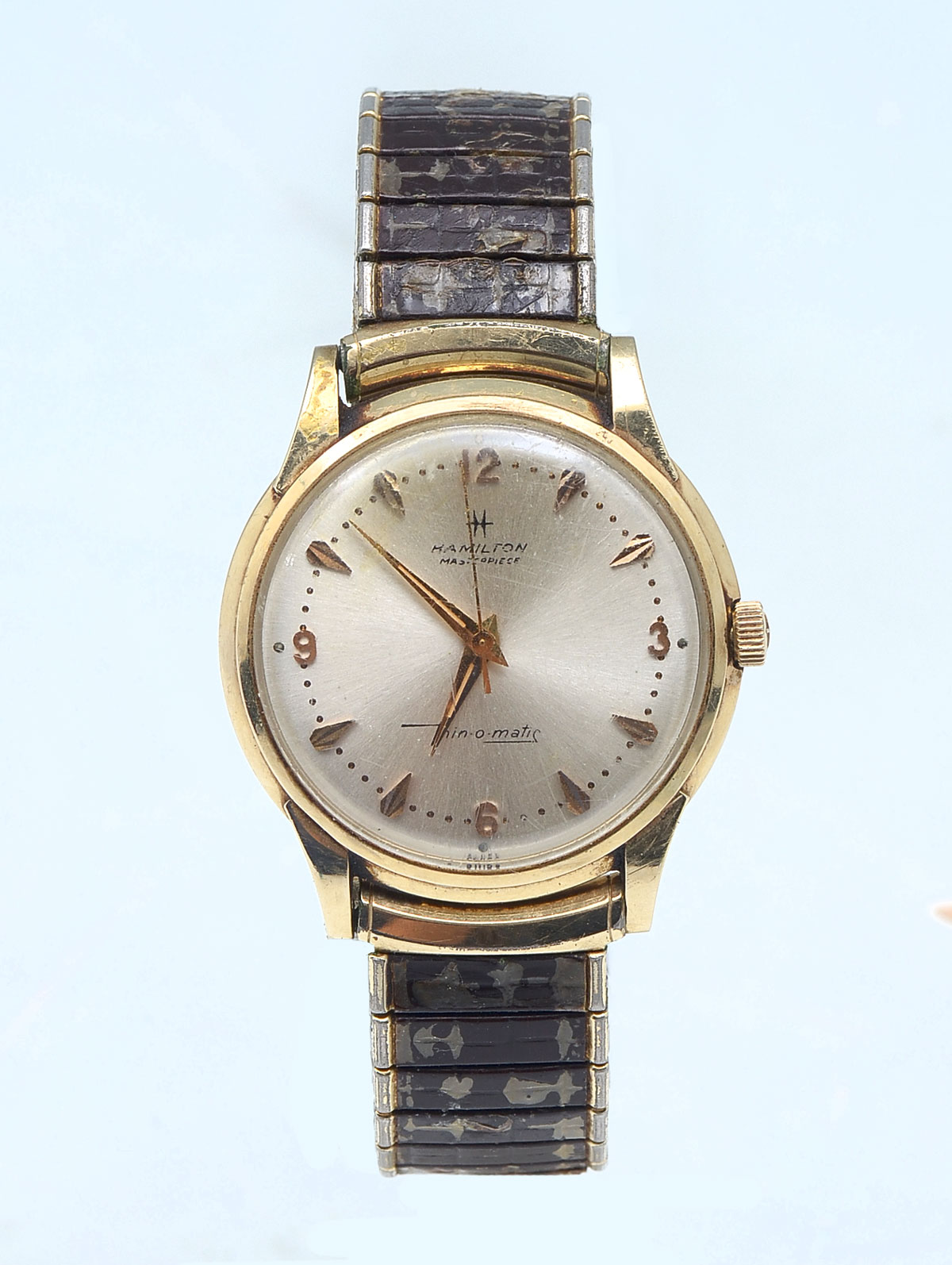 VINTAGE 14K HAMILTON MASTERPIECE