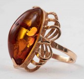 VINTAGE 14K ROSE GOLD BALTIC A