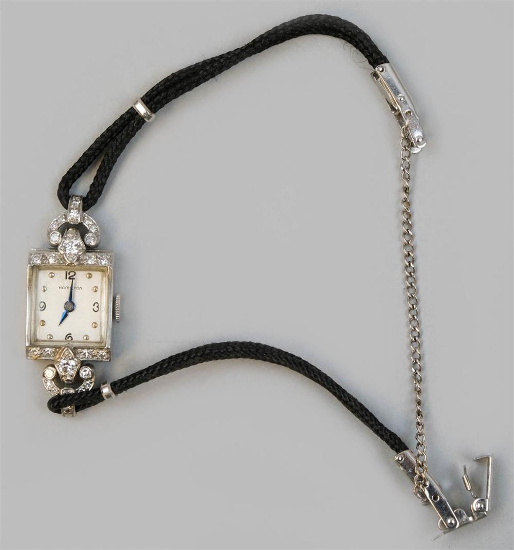 VINTAGE 14K WHITE GOLD AND