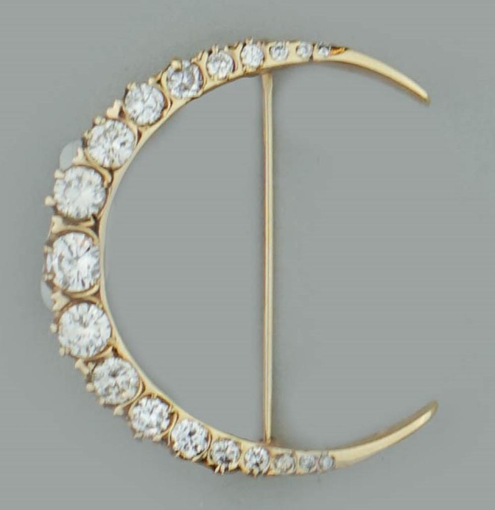 VINTAGE 14K YELLOW GOLD AND DIAMOND