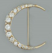 VINTAGE 14K YELLOW GOLD AND DI