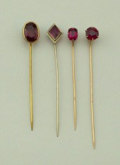 VINTAGE 14K YELLOW GOLD AND ST