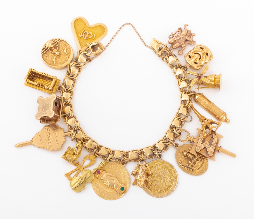 VINTAGE 14K YELLOW GOLD BRACELET