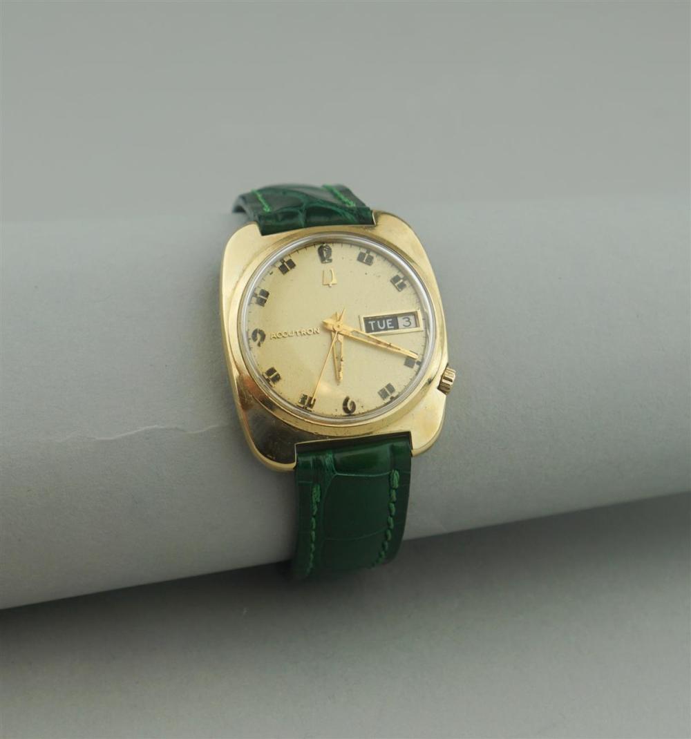 VINTAGE 14K YELLOW GOLD BULOVA