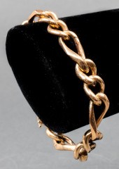 VINTAGE 14K YELLOW GOLD FIGARO