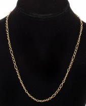 VINTAGE 14K YELLOW GOLD FIGARO