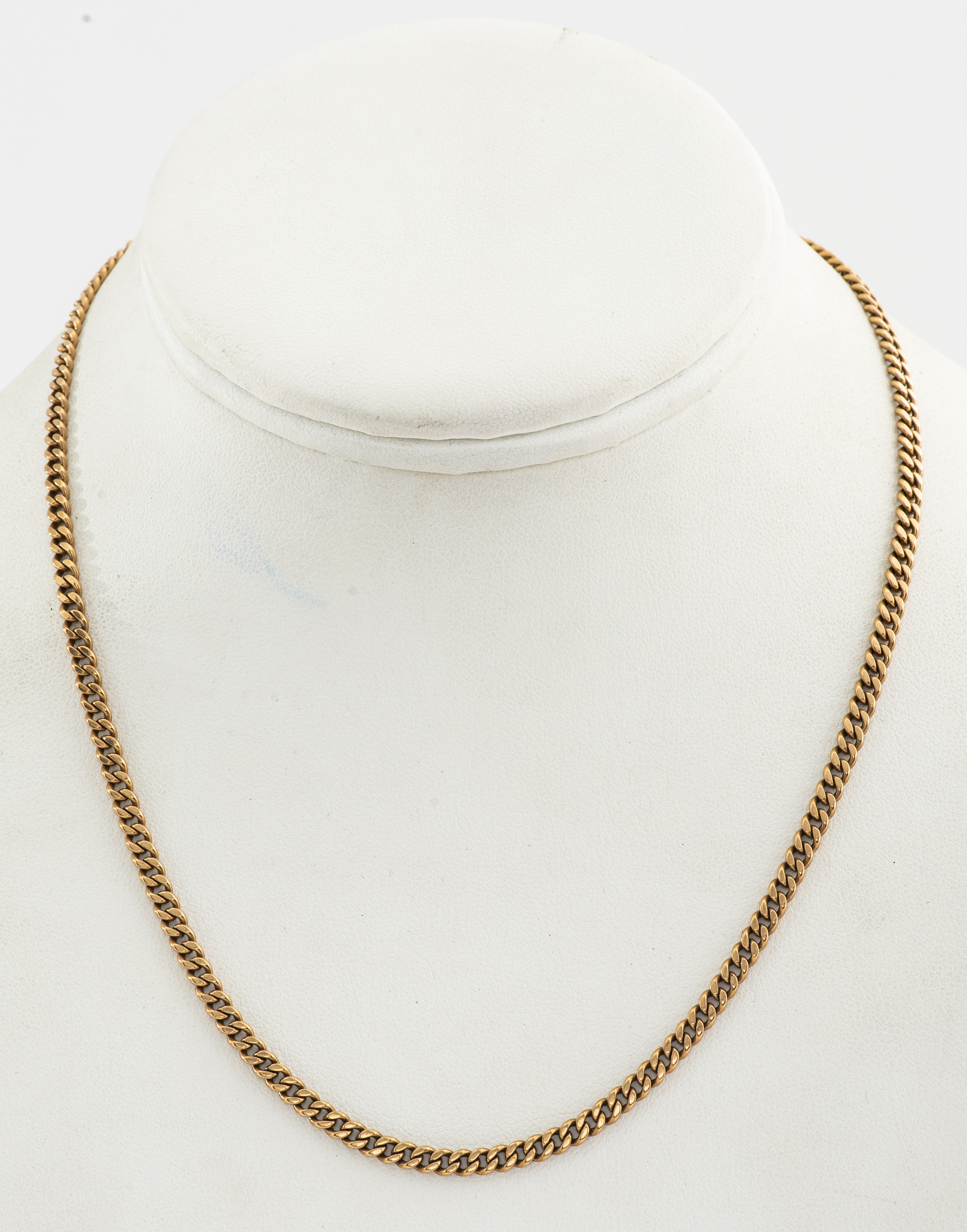 VINTAGE 14K YELLOW GOLD FOB CHAIN