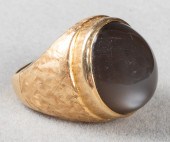 VINTAGE 14K YELLOW GOLD GRAY C