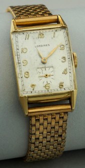 VINTAGE 14K YELLOW GOLD LONGIN