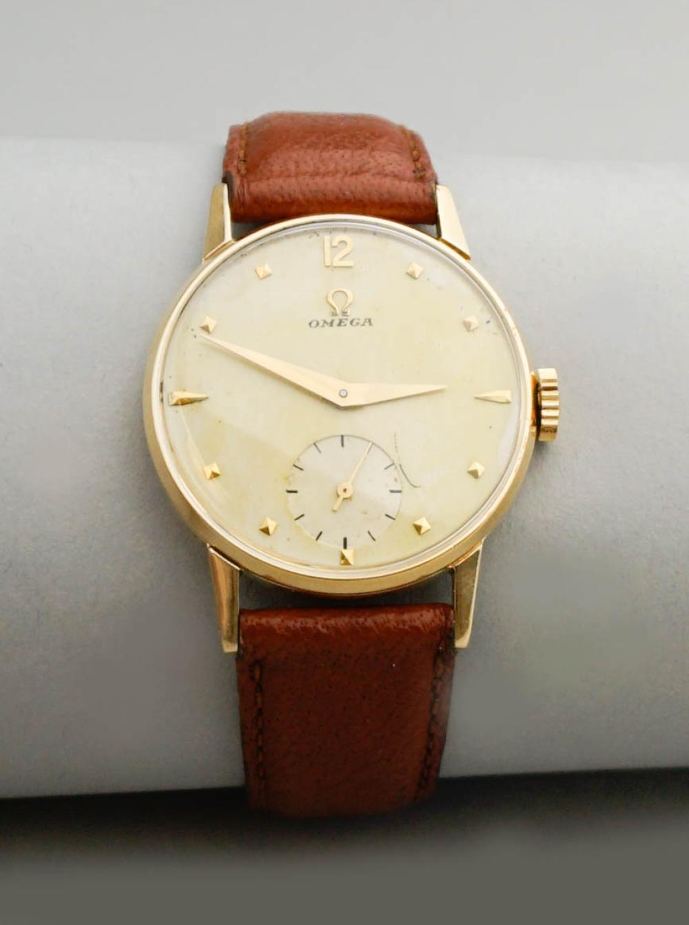 VINTAGE 14K YELLOW GOLD OMEGA