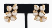 VINTAGE 14K YELLOW GOLD PEARL