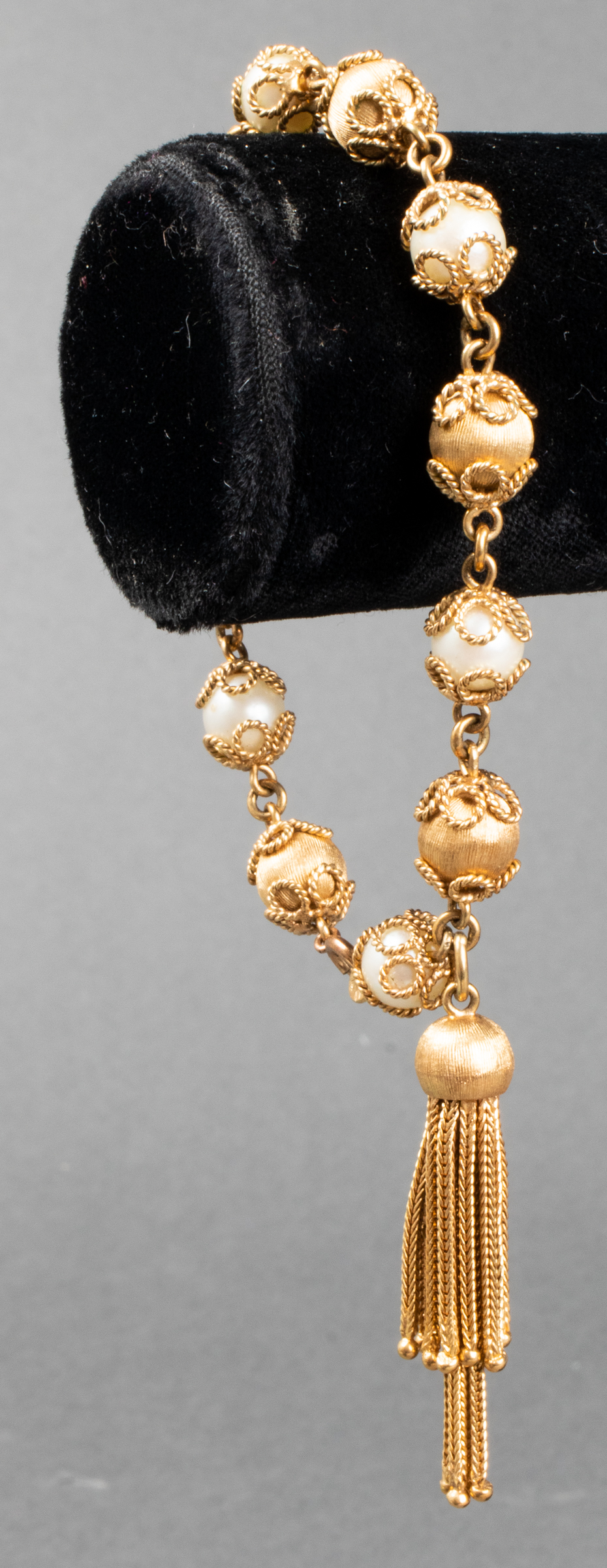 VINTAGE 14K YELLOW GOLD PEARL