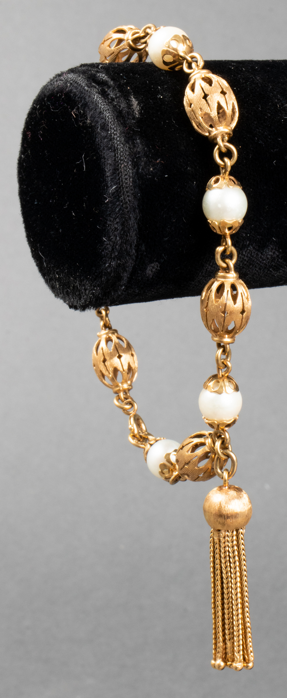 VINTAGE 14K YELLOW GOLD PEARL