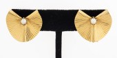 VINTAGE 14K YELLOW GOLD PEARL