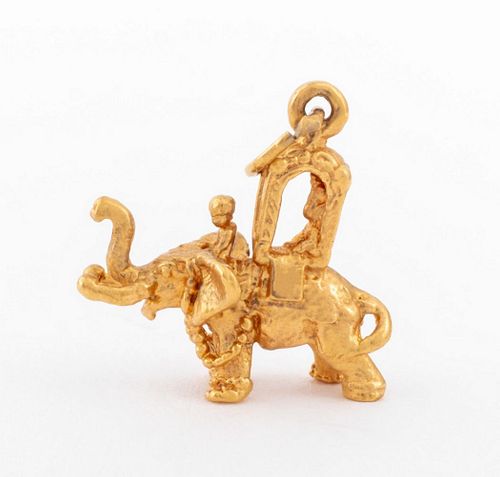 VINTAGE 14K YELLOW GOLD ROYAL