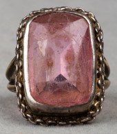 VINTAGE 14K YELLOW GOLD, SILVE