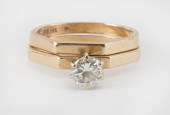 VINTAGE 14KT GOLD AND DIAMOND