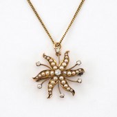 VINTAGE 14KT GOLD, DIAMOND AND