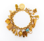 VINTAGE 18K 14K YELLOW GOLD MU