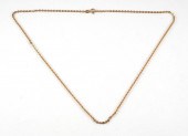 VINTAGE 18K GOLD CABLE CHAINGo