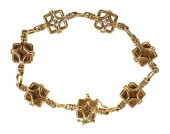 VINTAGE 18K GOLD DIAMOND TIGER