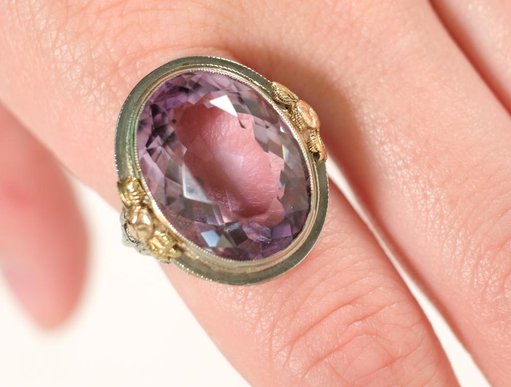 VINTAGE 18K GOLD FILIGREE