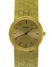 VINTAGE 18K GOLD PIAGET WRISTW