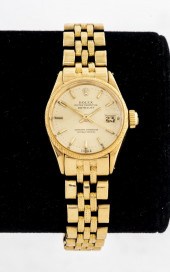 VINTAGE 18K GOLD ROLEX LADIES