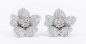 VINTAGE 18K WHITE GOLD & DIAMO