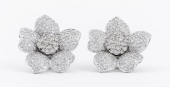 VINTAGE 18K WHITE GOLD AND DIA