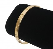 VINTAGE 18K YELLOW GOLD CARTIE
