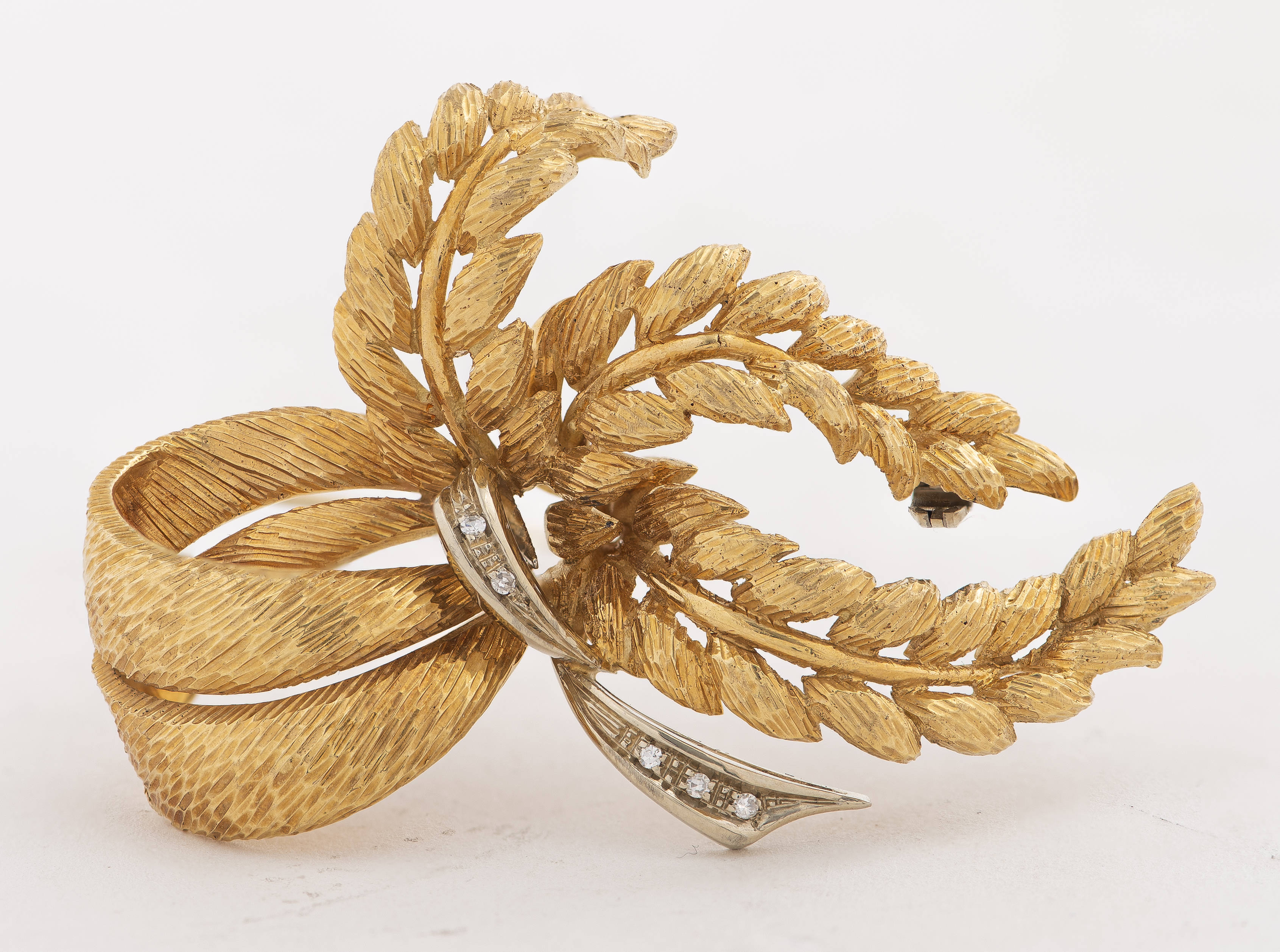 VINTAGE 18K YELLOW GOLD DIAMOND