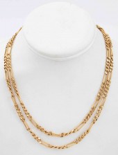 VINTAGE 18K YELLOW GOLD FIGARO