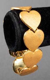 VINTAGE 18K YELLOW GOLD FLOREN