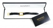 VINTAGE 18K YELLOW GOLD MOVADO