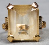 VINTAGE 18K YELLOW GOLD ORNATE